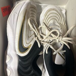 Nike Giannis Immortality 4 Kids Sneakers - White, Black, Metallic Gold